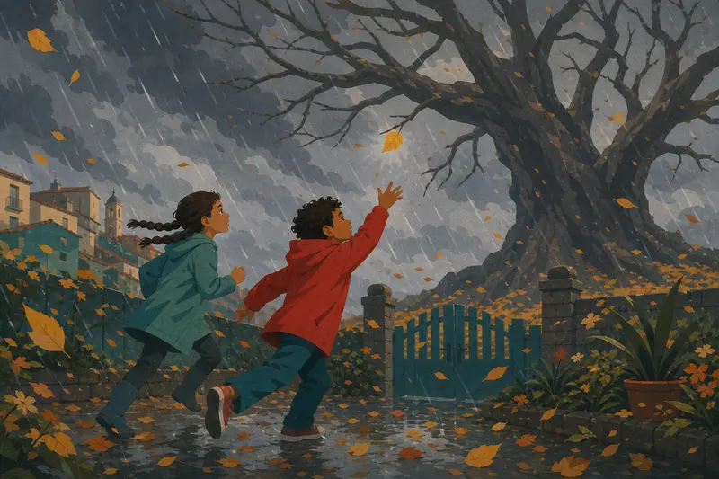 Cover illustration for A Wish for the Tree, A0 Spanish story