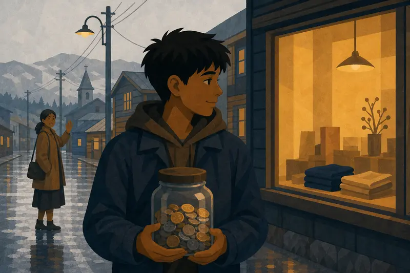 Cover illustration for Two Jars in One Small House, A0 Spanish story