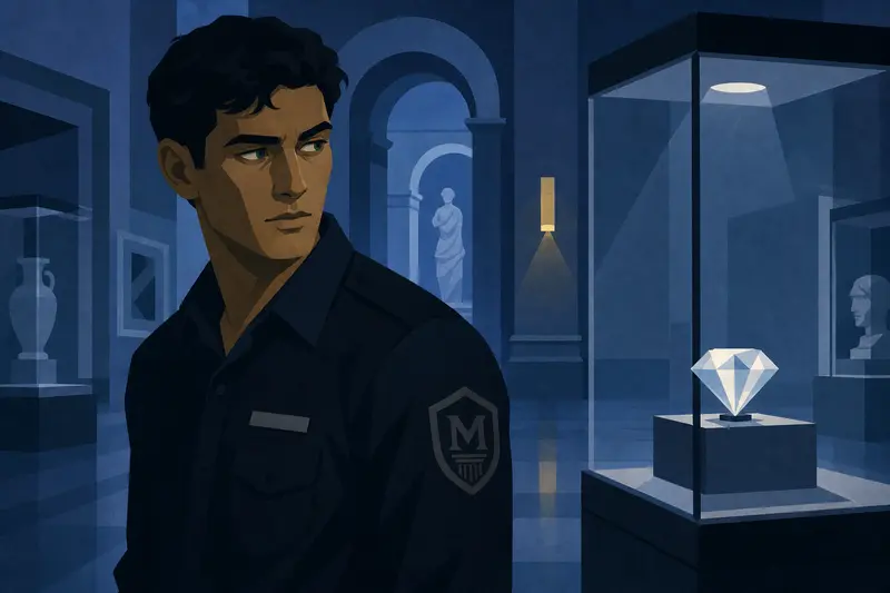 Cover illustration for The Diamond in My Pocket, A1 Spanish story