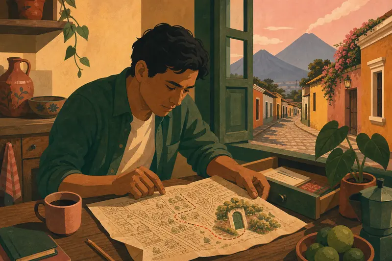 Cover illustration for The Map in the Old Drawer, A1 Spanish story