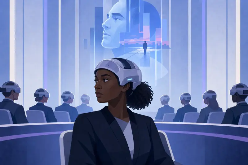 Cover illustration for The Frequency of Mercy, C1 Spanish story
