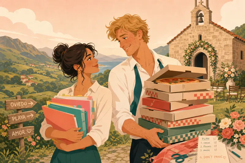 Cover illustration for What Wasn't in the Plan, B1 Spanish story
