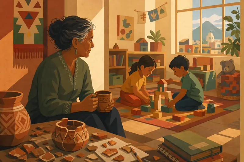 Cover illustration for The Language That Came Back, C1 Spanish story
