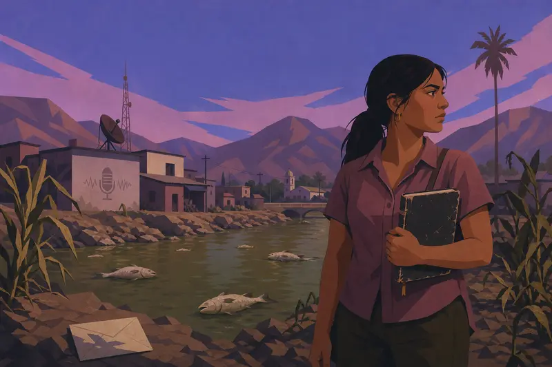 Cover illustration for Belly Up, B1 Spanish story