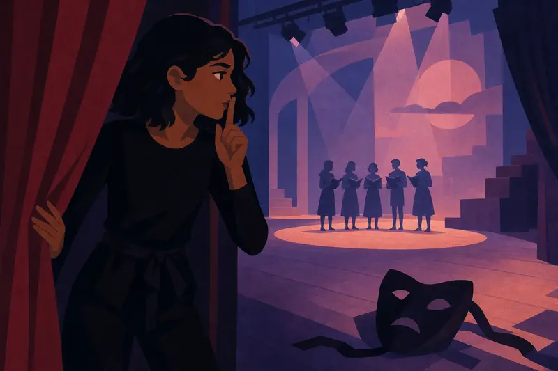 Cover illustration for The Quietest Ninja, A2 Spanish story