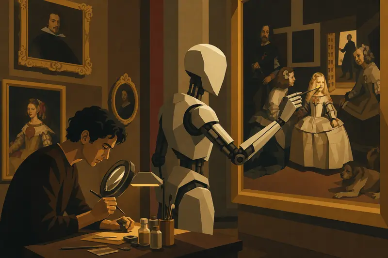 Cover illustration for The Correction of Masterpieces, C1 Spanish story