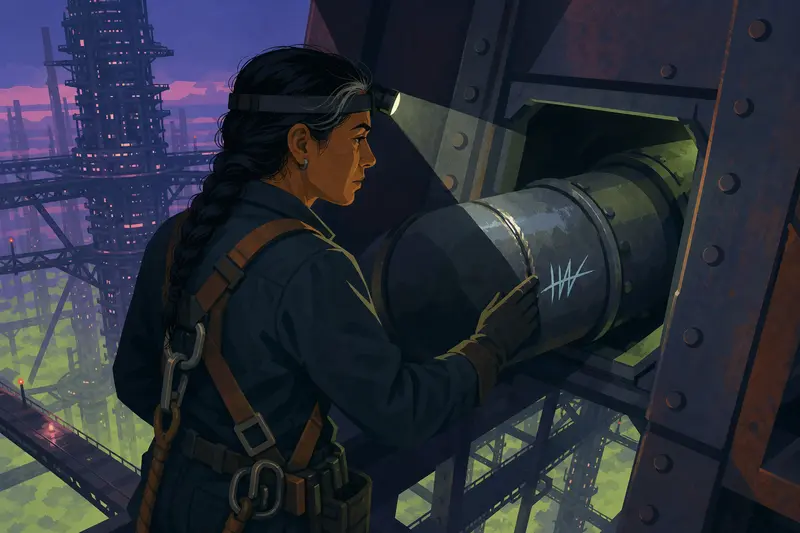 Cover illustration for Welds That Aren't Ours, C1 Spanish story