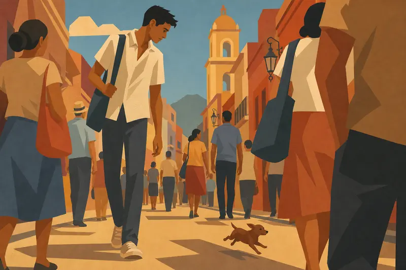 Cover illustration for A Very Small Friend, A0 Spanish story