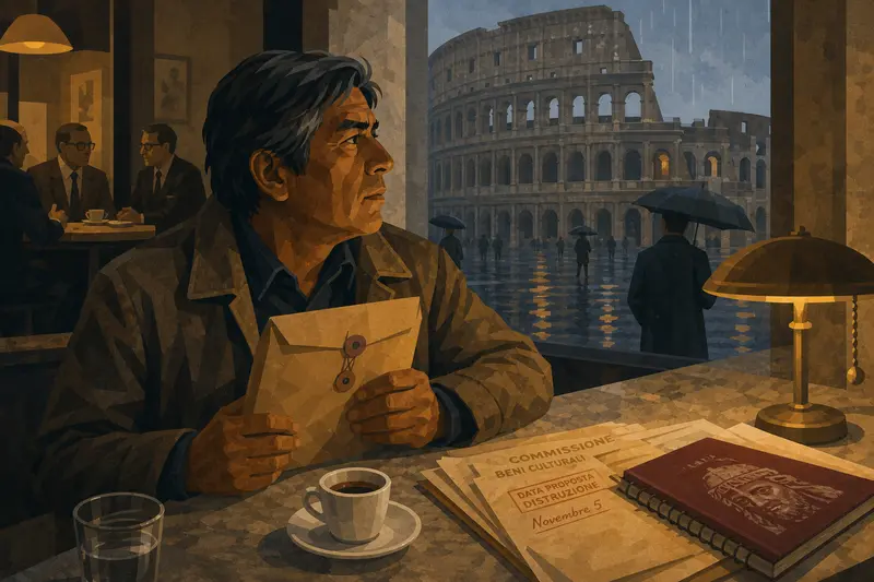 Cover illustration for Five Days Before the Chisel, B2 Spanish story