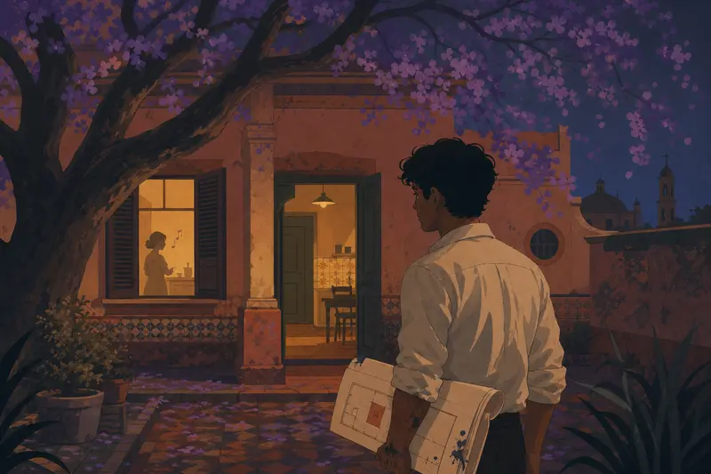Cover illustration for Lot Fourteen, B2 Spanish story