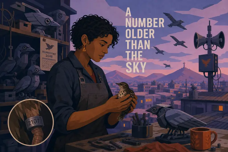 Cover illustration for A Number Older Than the Sky, B2 Spanish story