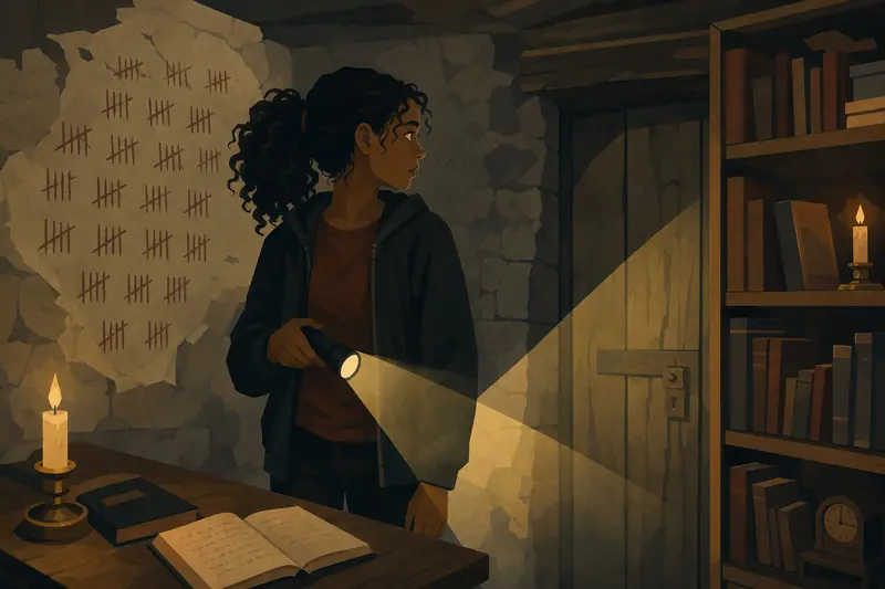 Cover illustration for The House That Counts the Days, A2 Spanish story