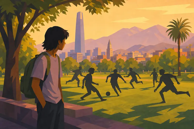 Cover illustration for The Runaway Shadow, A2 Spanish story