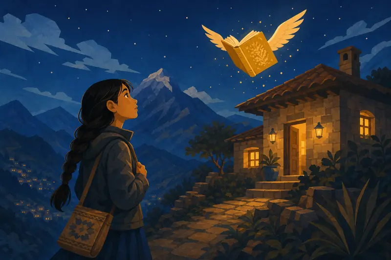 Cover illustration for The Last Word, A1 Spanish story