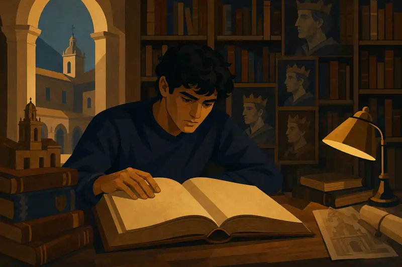 Cover illustration for The Book That Listens, A2 Spanish story