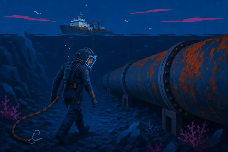 Cover illustration for Where the Lights End, C1 Spanish story
