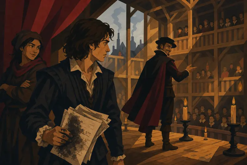 Cover illustration for A Play Without Paper, A2 Spanish story