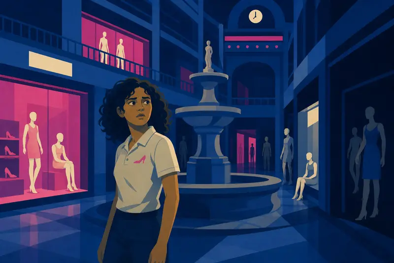 Cover illustration for The Last Light On, B1 Spanish story