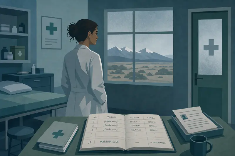 Cover illustration for The Clinic at the End of the Road, B2 Spanish story