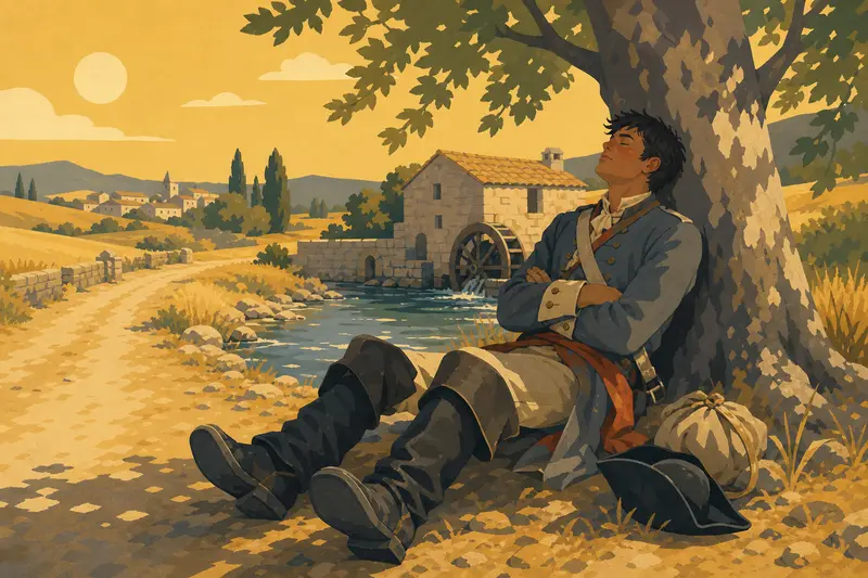 Cover illustration for Hot Road, Cold Water, A0 Spanish story
