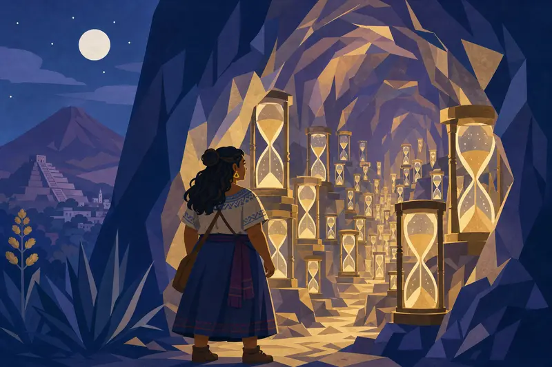 Cover illustration for The Cathedral of Stolen Sleep, C1 Spanish story