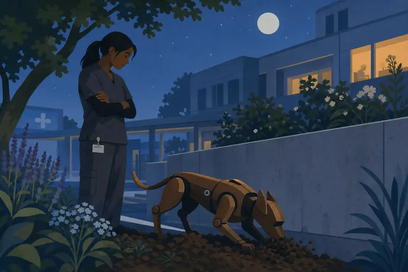 Cover illustration for What the Dog Remembers, B2 Spanish story