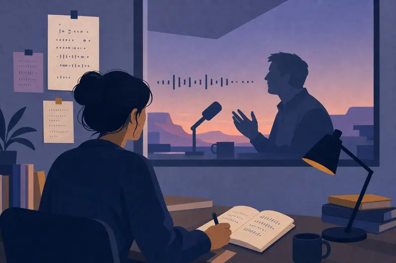 Cover illustration for The Silence Between Words, B2 Spanish story