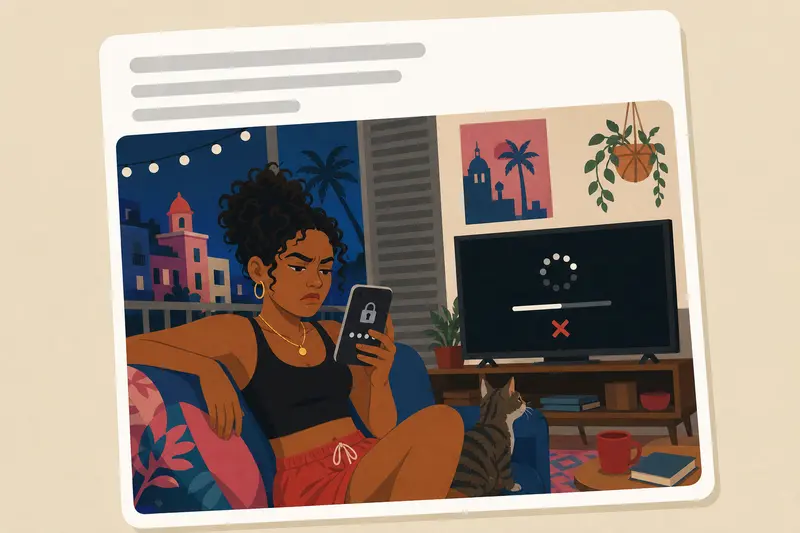 Cover illustration for AITJ for changing my Netflix password during my ex's last episode?, A1 Spanish story