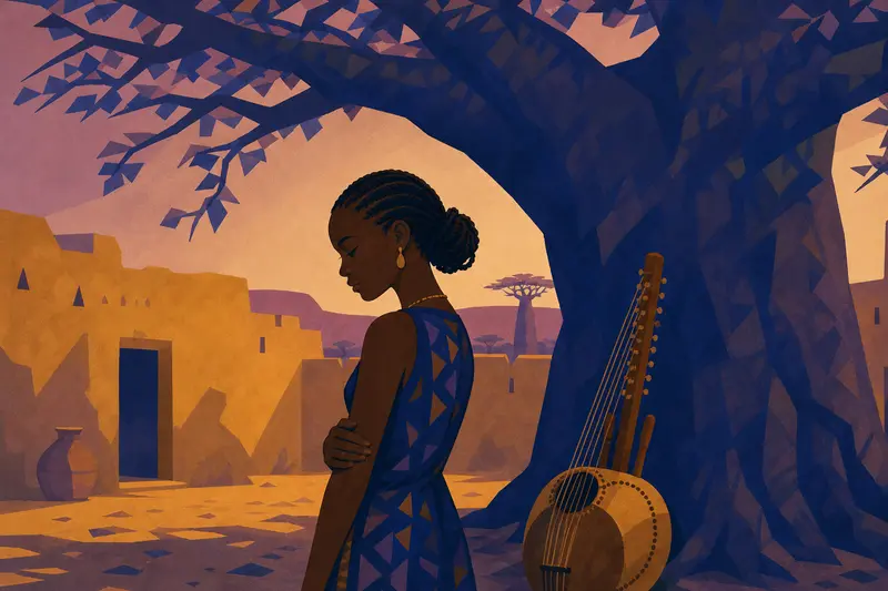 Cover illustration for The Song of Silence, C1 Spanish story