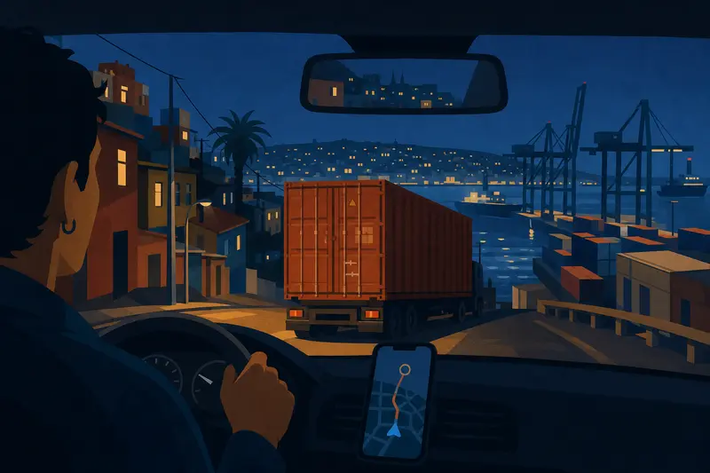 Cover illustration for Don't Stop Driving, C1 Spanish story