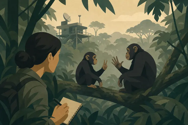 Cover illustration for The Grammar of Silence, C2 Spanish story
