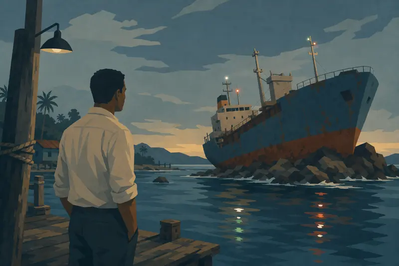 Cover illustration for The Annual Tide, C2 Spanish story