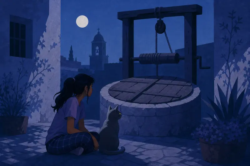 Cover illustration for Where the Water Used to Be, A2 Spanish story