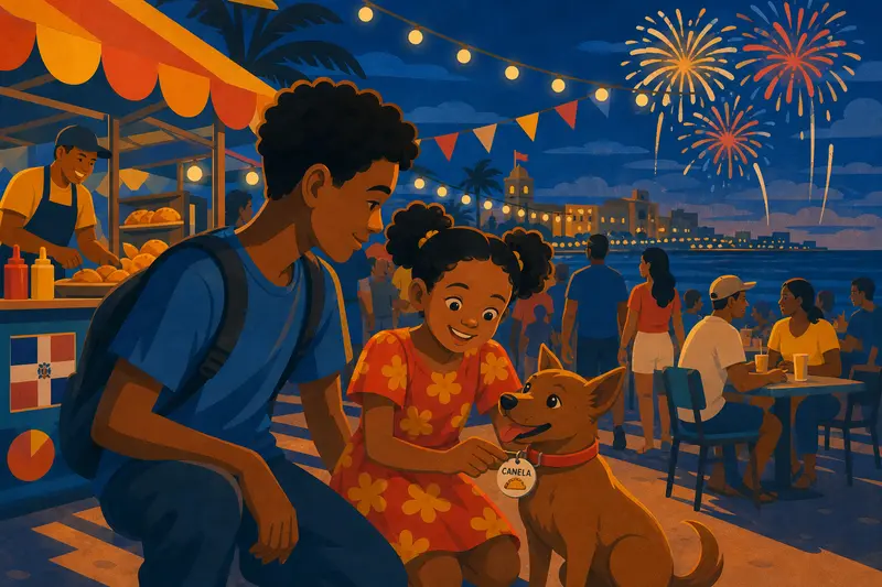 Cover illustration for Canela Comes Home, A1 Spanish story