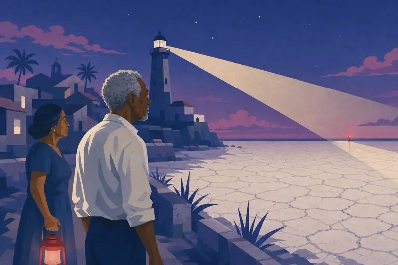 Cover illustration for What the Salt Kept, B1 Spanish story