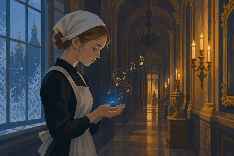 Cover illustration for The Last Melody of the Palace, B1 Spanish story