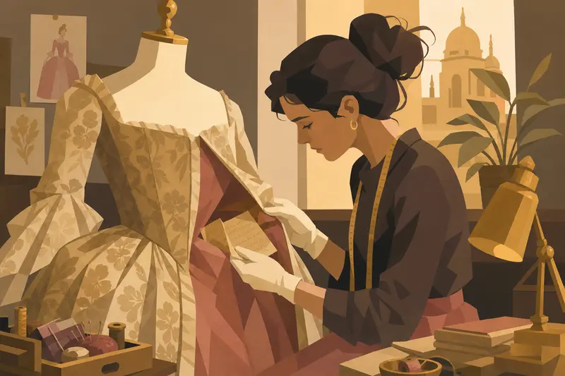 Cover illustration for Onions Beneath the Silk, B2 Spanish story