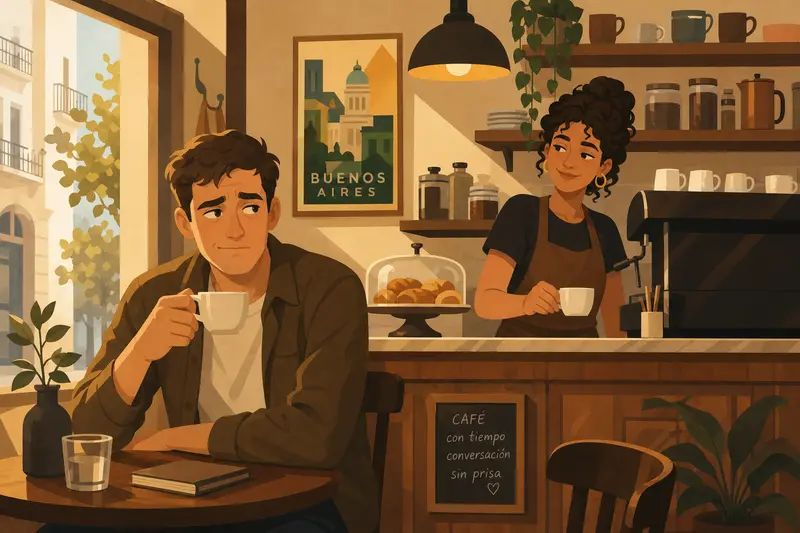 Cover illustration for Every Tuesday at Eight, A2 Spanish story
