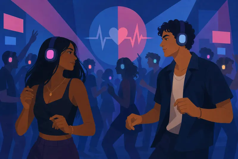 Cover illustration for The Same Beat, B1 Spanish story