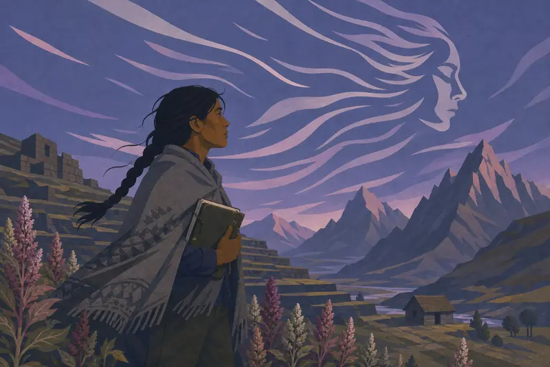 Cover illustration for The Word She Should Not Have Said, B2 Spanish story