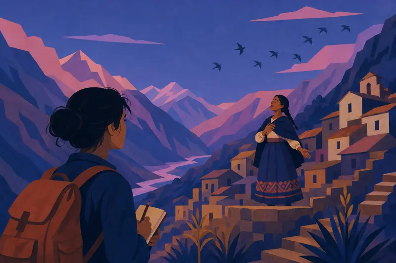 Cover illustration for The House of the Soul, B2 Spanish story