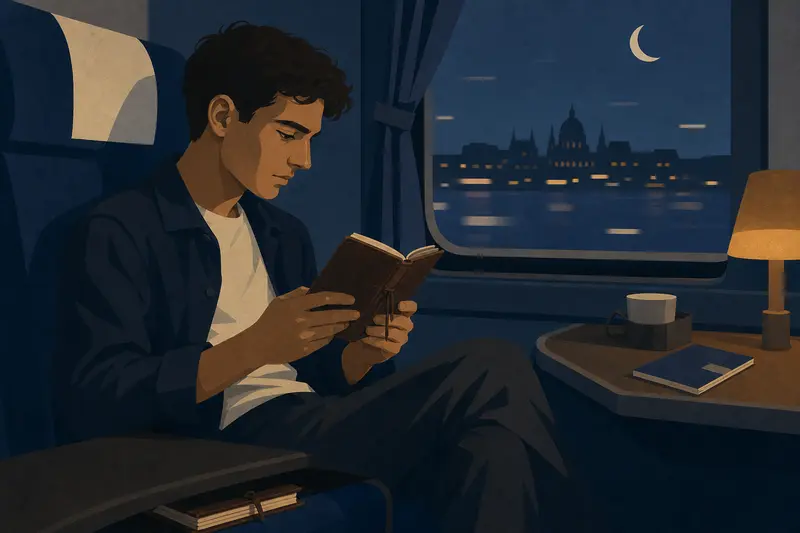 Cover illustration for The Diary Under the Seat, B1 Spanish story