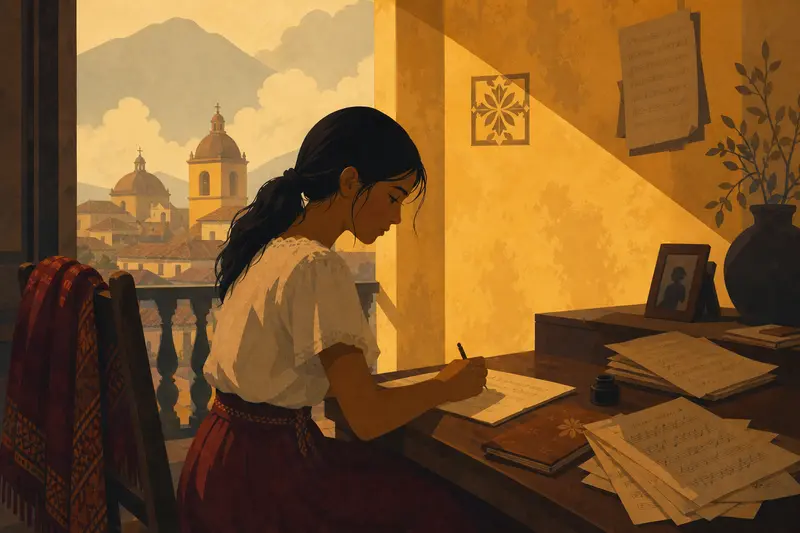 Cover illustration for A Cadence for Coming Home, B2 Spanish story