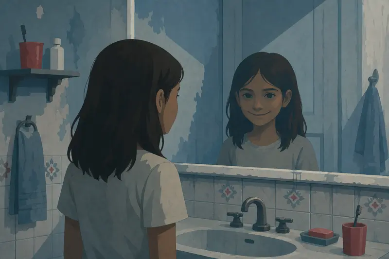 Cover illustration for Still Smiling, A1 Spanish story