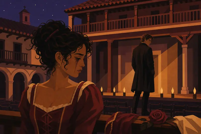 Cover illustration for A Colder Poison, B2 Spanish story