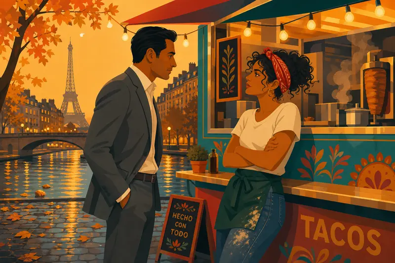 Cover illustration for Three Bites of Nothing, B2 Spanish story