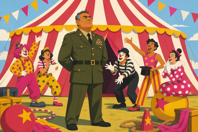 Cover illustration for Operation Punchline, B2 Spanish story