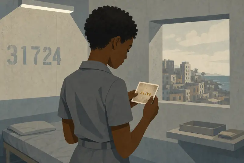 Cover illustration for The Word on the Back, A2 Spanish story