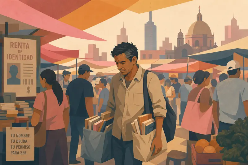 Cover illustration for The Lease on Who You Are, B2 Spanish story