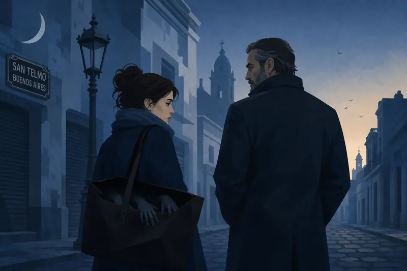 Cover illustration for The Fire and the Cold, A0 Spanish story